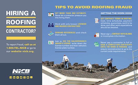 Insurance_Fraud's tweet photo. Contractor season brings a lot of scammers out of the woodwork. Don't get fooled. 

Share @InsuranceCrime's #contractorfraud prevention tips with everyone you know considering hiring a contractor! #insurance #insurancefraud #contractorfraud https://t.co/1qyd0nPpx9