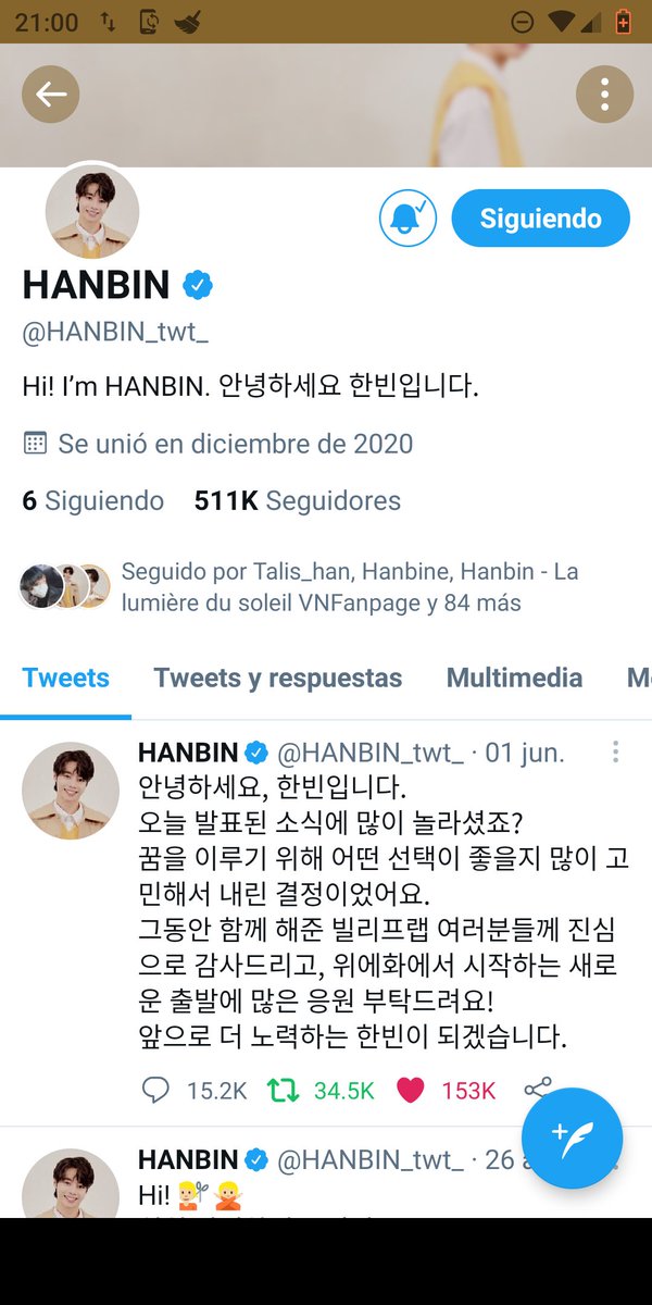 Hannie_Mika's tweet photo. Ya pasó mucho tiempo desde que actualizó @HANBIN_twt_ 😪, #Hannies te extrañan mucho 💔, esperaremos el tiempo que sea necesario para volver a verte, sabes que eres un Ángel✨🤩 estamos ansiosas por verte debutar 🥰🥳 #hanbin_fighting #HANBIN_YUEHUA
#HANBIN https://t.co/A7G49Il5LB