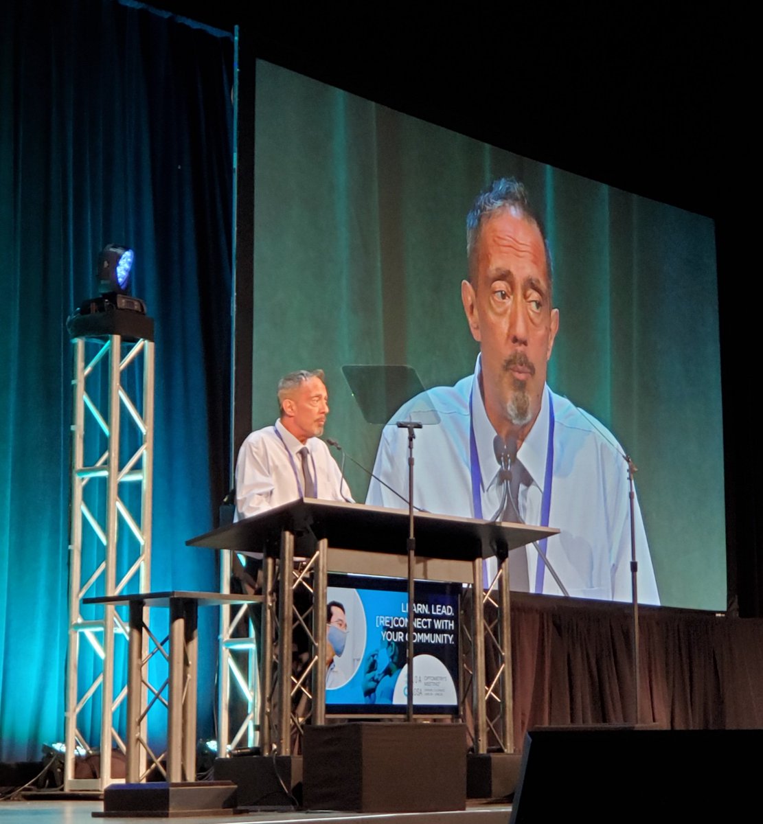 Optometrysmtg's tweet photo. George Ballato is the 2021 Paraoptometric of the Year. #OM2021 https://t.co/uqHxvKIFsU
