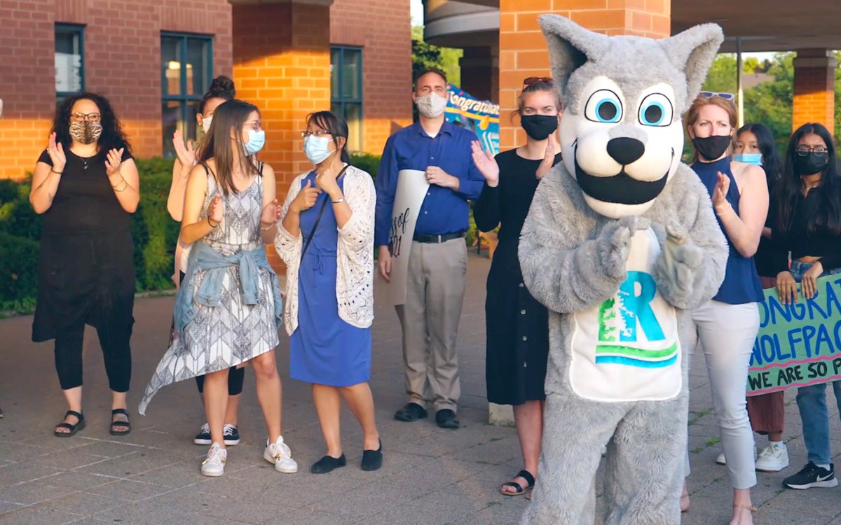 Maybe it was extra special because I didn’t have a graduation from teachers college last year, but drive-through grad <a href="/irhs1/">IRHS</a> was the most perfect celebration of so many accomplishments 💚💙 all the love from this first year teacher - congratulations class of 2021!