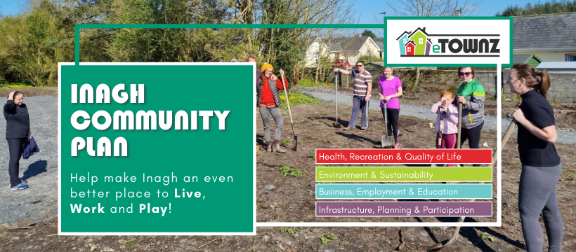 InaghClare's tweet photo. Help to make Inagh even better!

Complete the short survey at: https://t.co/Q8gkToJ0mV

Register for online workshops (Wednesday 30 June and 22 July at 7:30pm) at:
https://t.co/UEHH658BWc

Please like and share as much as you can within our Inagh community - all voices welcome. https://t.co/QUtc72bTNd