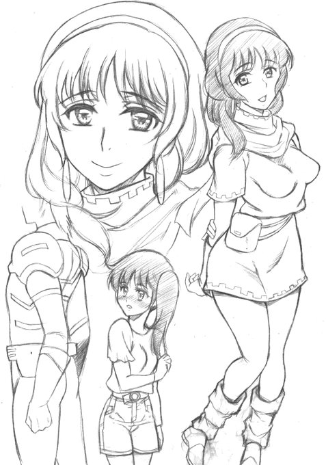 過去絵掲載
『蒼き流星SPTレイズナー』より
アンナ・ステファニーさんです。 