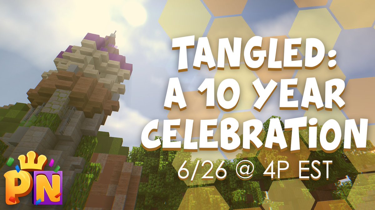 At last we see the light! 🌟 The world has somehow shifted... Join us June 26 @ 4p EST for Tangled: A 10 Year Celebration! 

✨ play.palace.network ✨