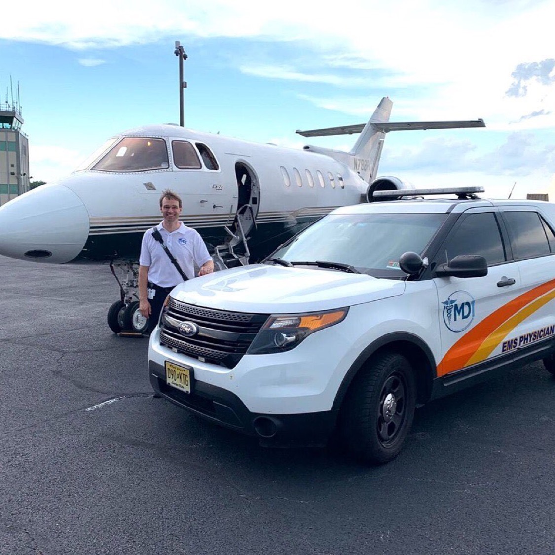 MD1Program's tweet image. #TBT to a successful flight back in 2019.
With travel slowly resuming in the US, MD1 is ready to bring you home safely if needed. 
.
Another successful flight! Dr. Matt Steenberg completed a critical patient transfer from Saint Petersburg, Russia all the way to New Jersey.