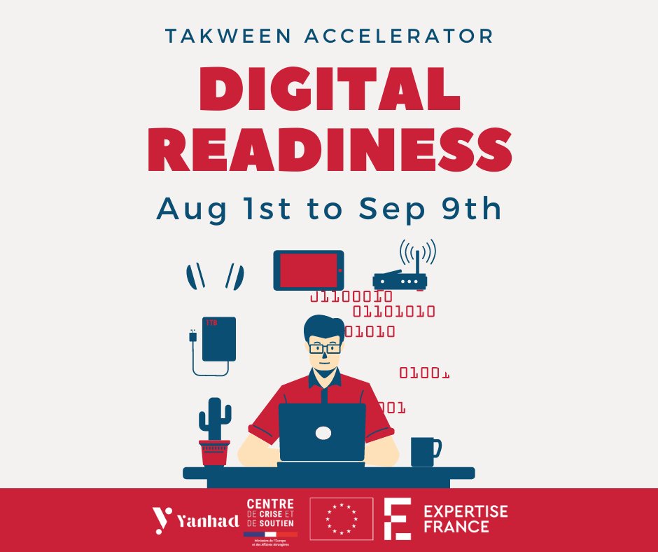 @TakweenAcc is pleased to announce the Digital Readiness Program for both tech and non-tech startups and small businesses. Do not miss this opportunity, apply now to advance the status of your business! Apply >> bit.ly/3fzQI8D