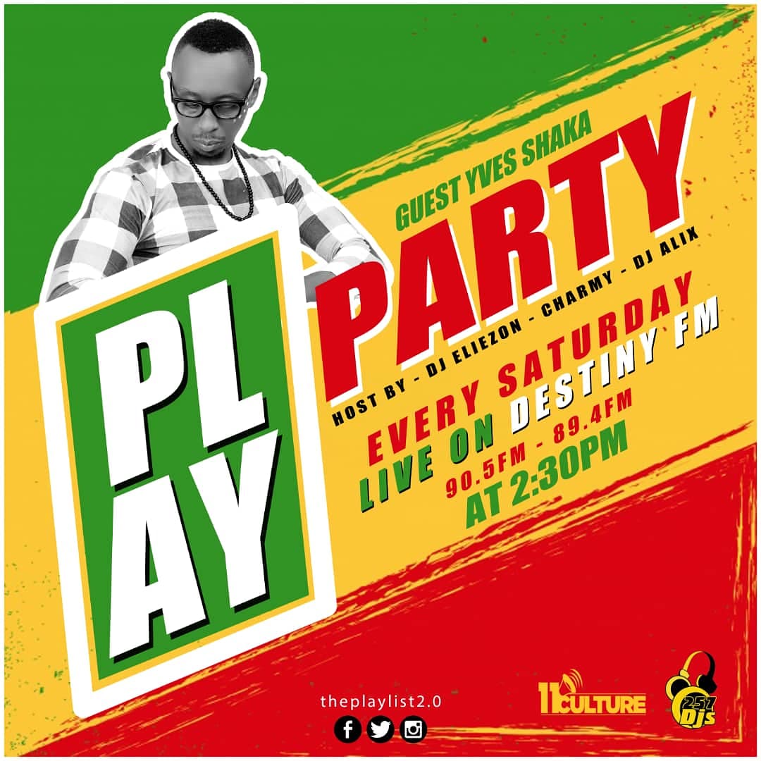 The Playlist 2.0 (@2_playlist) on Twitter photo Saturday with yves shaka,<a href="/charmydushime/">Charmydushime</a>,<a href="/dj_elyzon/">dj eliezon</a> and Deejay Duckson talking about the place of Reggae music in the Ministry.
What do you think about it or which songs do you know ?
So join us in play party vibes with playlist family Saturday with yves shaka,<a href="/charmydushime/">Charmydushime</a>,<a href="/dj_elyzon/">dj eliezon</a> and Deejay Duckson talking about the place of Reggae music in the Ministry.
What do you think about it or which songs do you know ?
So join us in play party vibes with playlist family