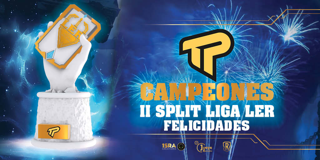 Y TENEMOS CAMPEÓN

@TeamPalomita se impone a @TDarkpirates en la final y se alza con el campeonato en este segundo Split de la Liga LER

Enhorabuena!!!! 👏🏻👏🏻👏🏻👏🏻👏🏻
