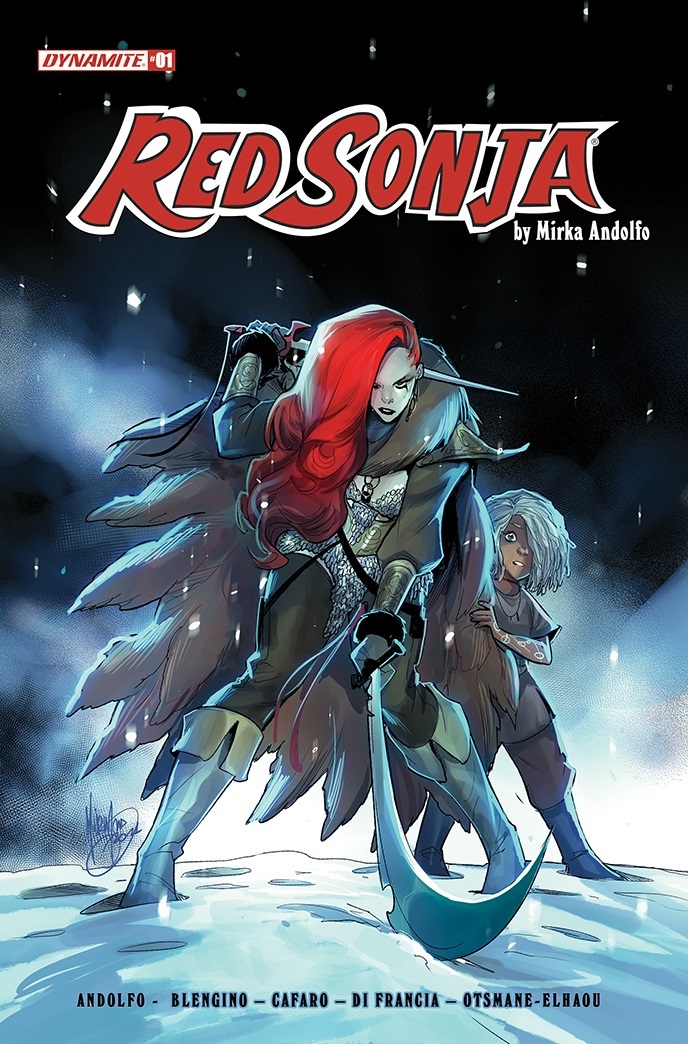 HUGE news! We're super excited to hand the reins to @Mirkand in plotting the path of #RedSonja's next adventures this September! She's on a quest to discover the origin and destiny of a mysterious child with an origin not too different from her own! Make sure to preorder!