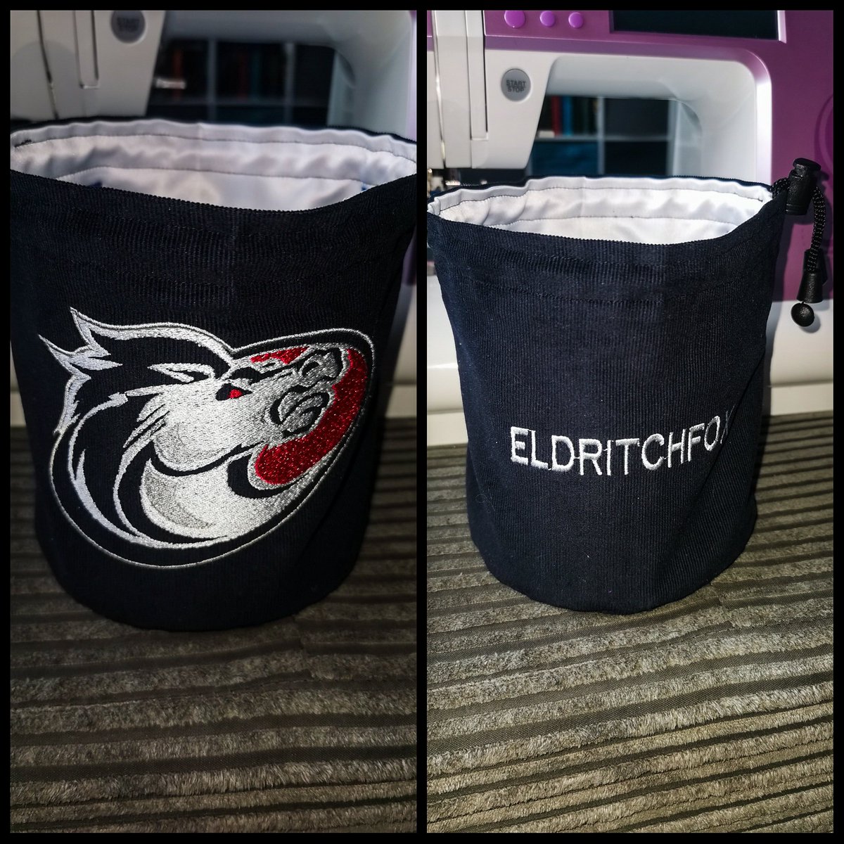 Sew40K's tweet image. #warmongers #warhammer #40k #AOS #dice #dicebag #warmaidens #Sew40K