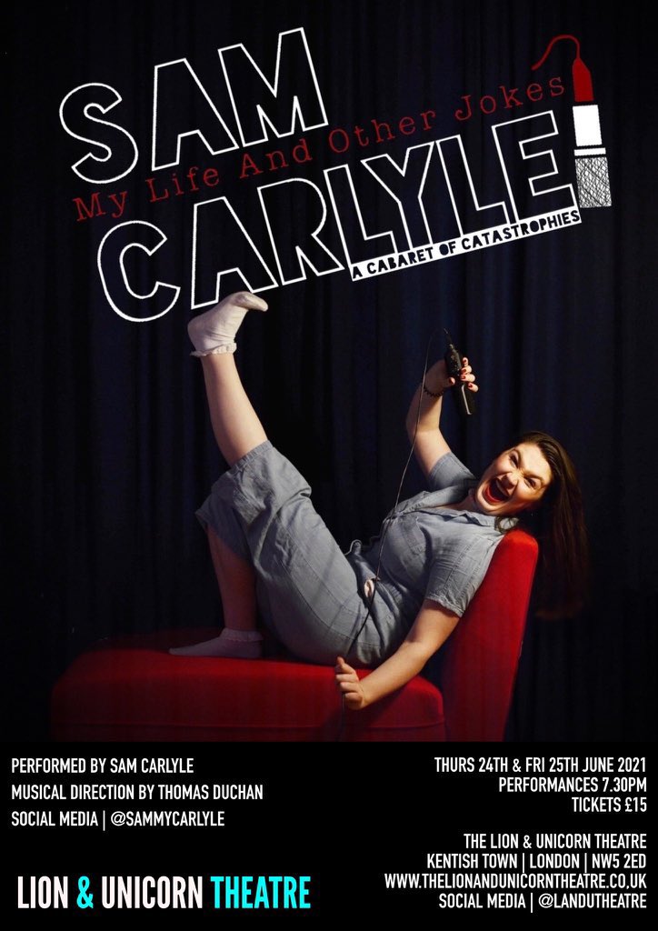 LandUTheatre's tweet photo. Don’t forget - Tomorrow @SammyCarlyle performs #MyLifeAndOtherJokes at 7.30pm

Packed full of songs, stories &amp; some very entertaining anecdotes this is definitely a brilliant antidote to the last few weeks of social distancing (&amp; the football!)  

🎟 https://t.co/zQ9BbCP6lK https://t.co/f9xotoUWSJ