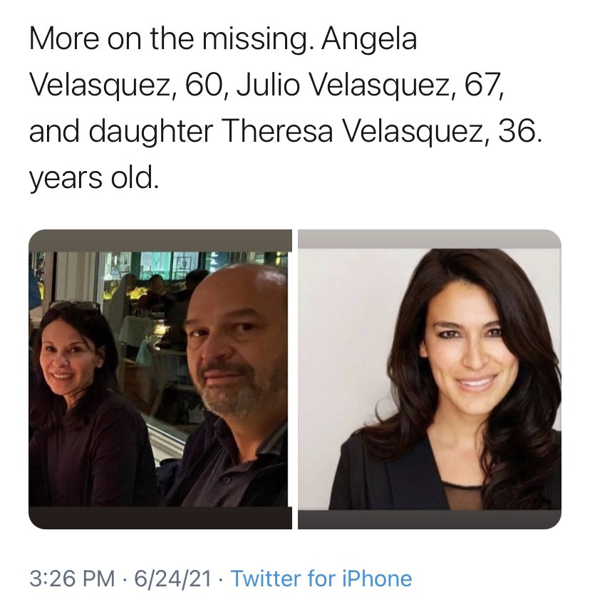 JoshJay990's tweet image. To my South Florida family/friends, here is a a thread of a few of the (99+) missing tenants still unaccounted for after the Surfside building collapse. 🙏🏾🌱 

If you have any information on anyone is this thread please call 305-614-1819