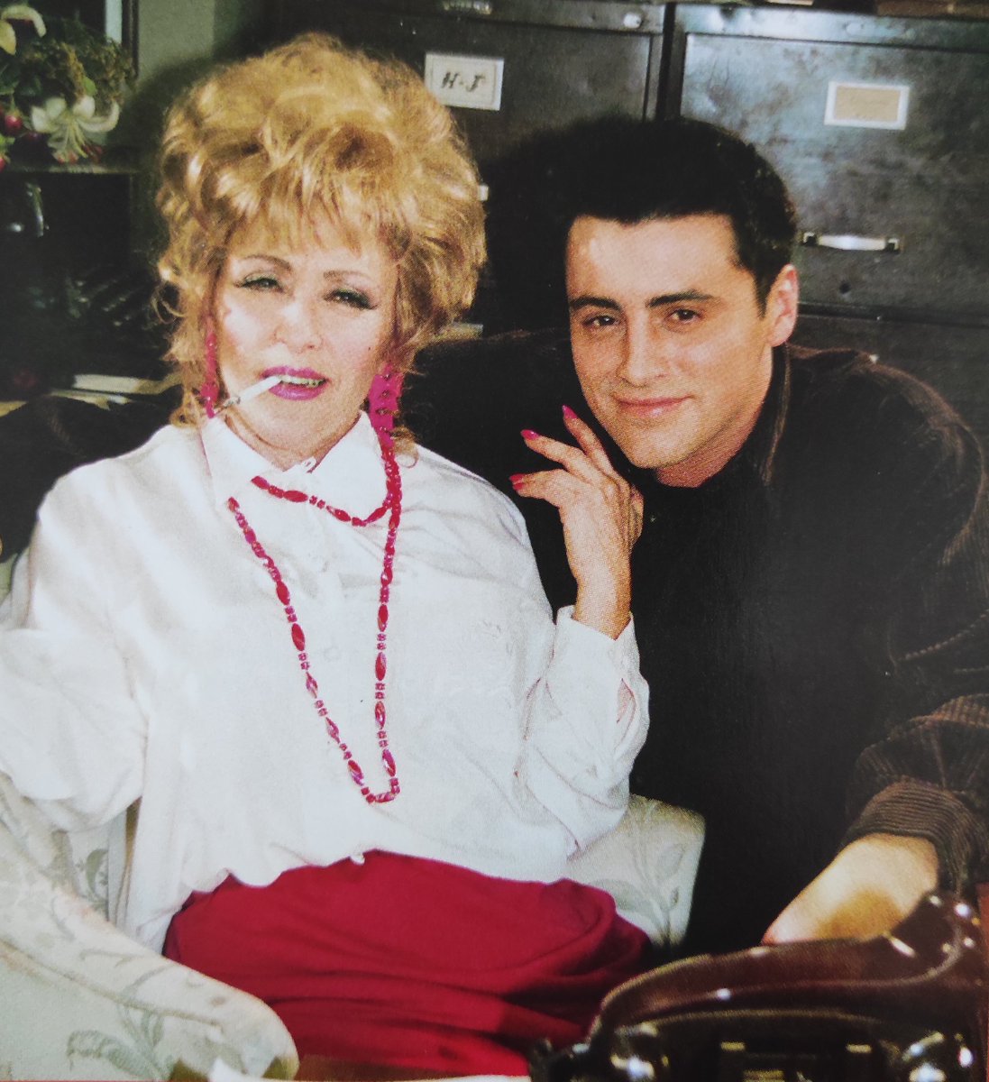 FriendsReunion1's tweet photo. Joey, it's Estelle! ☎️
#JuneGable #MattLeBlanc https://t.co/ILDljzfuEc