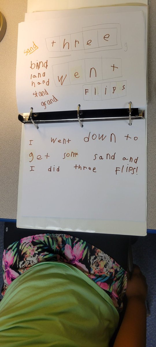 MrsHagedornBRE's tweet photo. Working hard as a writer, even during summer school! S: "You should take a picture of my challenging sentence." Me: 😍 #webelieveinbre https://t.co/NfEbUpMw0y