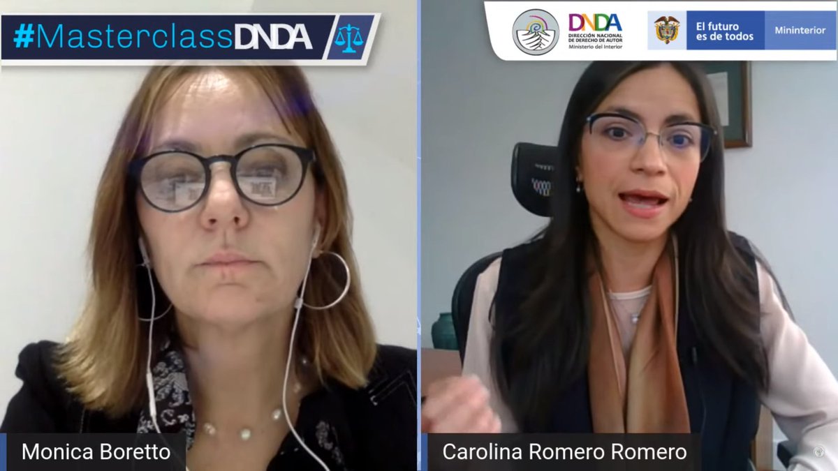 Derechodeautor's tweet photo. Finaliza la #MasterclassDNDA de la experta en #PropiedadIntelectual Mónica Boretto: Contratos vinculados con el #DerechoDeAutor. Recomendaciones para los creadores,
Revive la charla:👇
YT: https://t.co/iGgcpVMEDv
FB: https://t.co/dOmFPodg9i https://t.co/RhjxWrqEpx