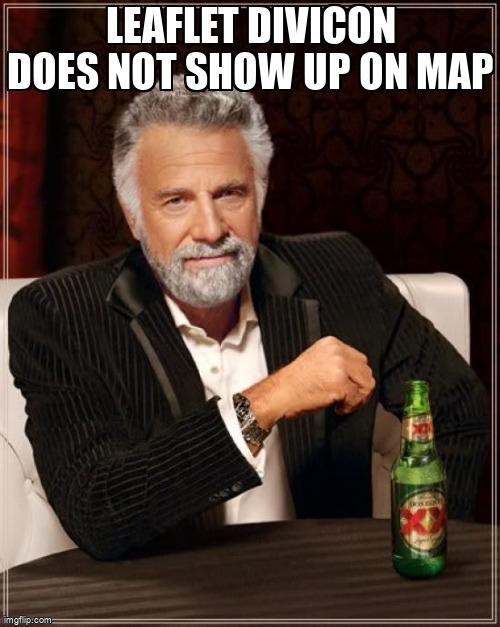 overflow_meme's tweet image. Leaflet divIcon does not show up on map stackoverflow.com/questions/6808… #donutchart #leaflet #mapbox #icons