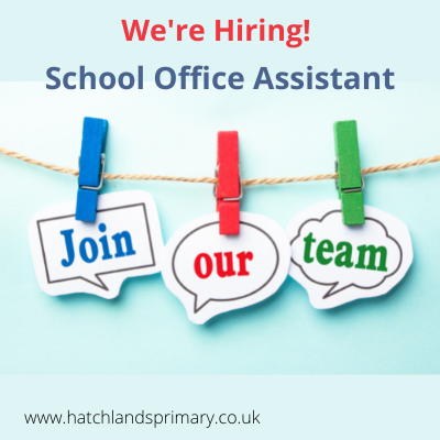 Highly-motivated and enthusiastic School Office Assistant required for Hatchlands Primary School. 

Join our vibrant team of dedicated professionals 

For full details follow the link: hatchlandsprimary.co.uk/vacancies/

#schooljobs #redhilljobs