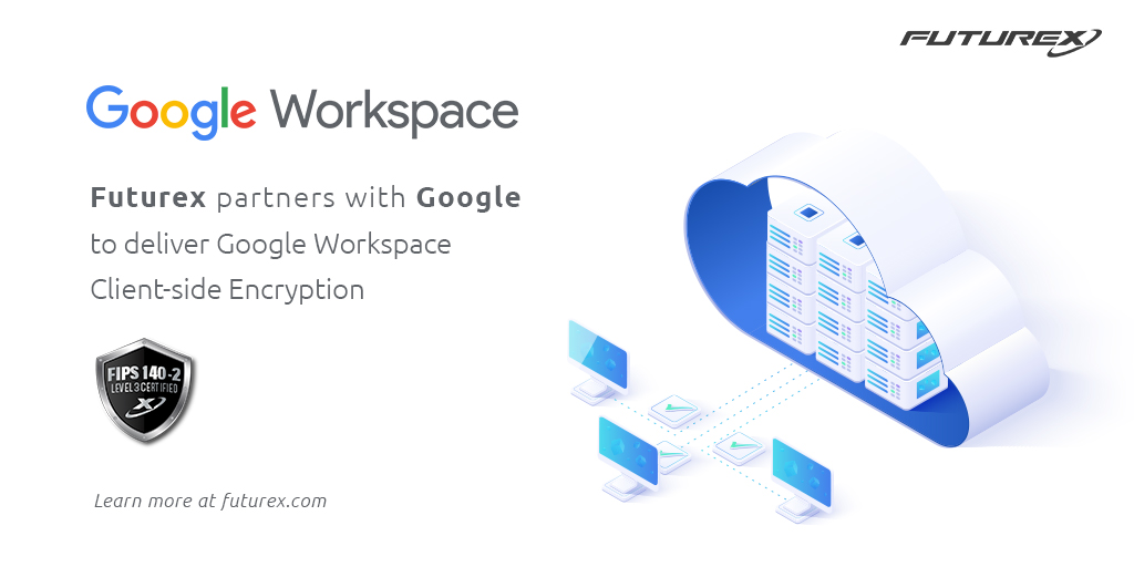 Futurex's tweet image. Did you hear about @GoogleWorkspace's #clientsideencryption? @Futurex is working as a provider of Client-side encryption solutions giving Google Workspace users and their organizations an unprecedented level of #dataprivacy. Learn about #infosec benefits: futurex.com/blog/futurex-p…