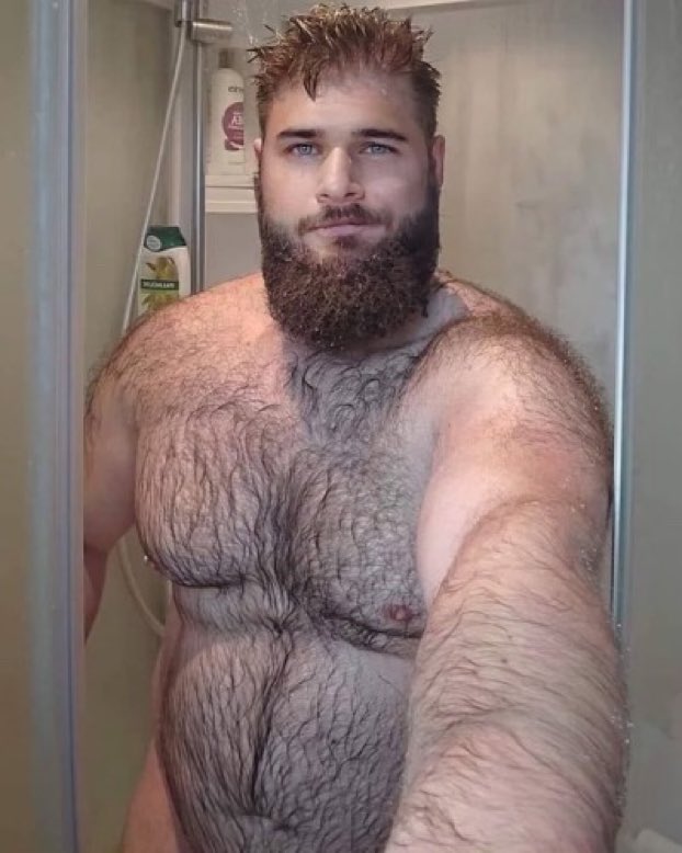 Long hair daddy crunchboy shower