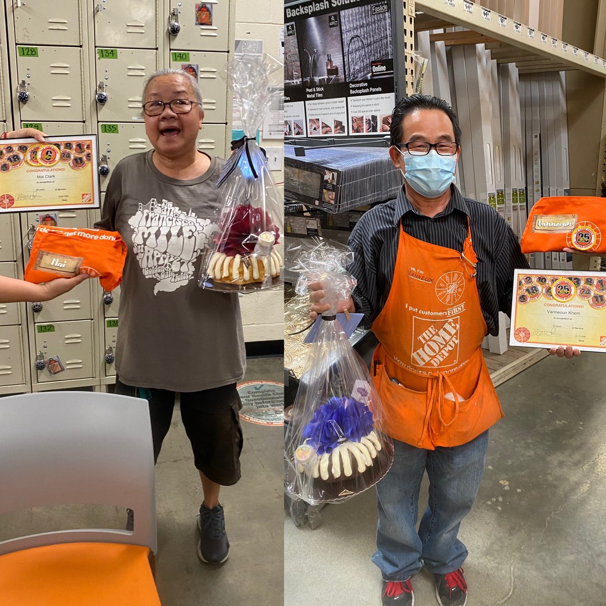 Thank you for your 25 &amp; 26 YEARS OF SERVICE!!!! ….Thank you Mai &amp; Kim 🙏🏻 we are extremely grateful for all that you do.