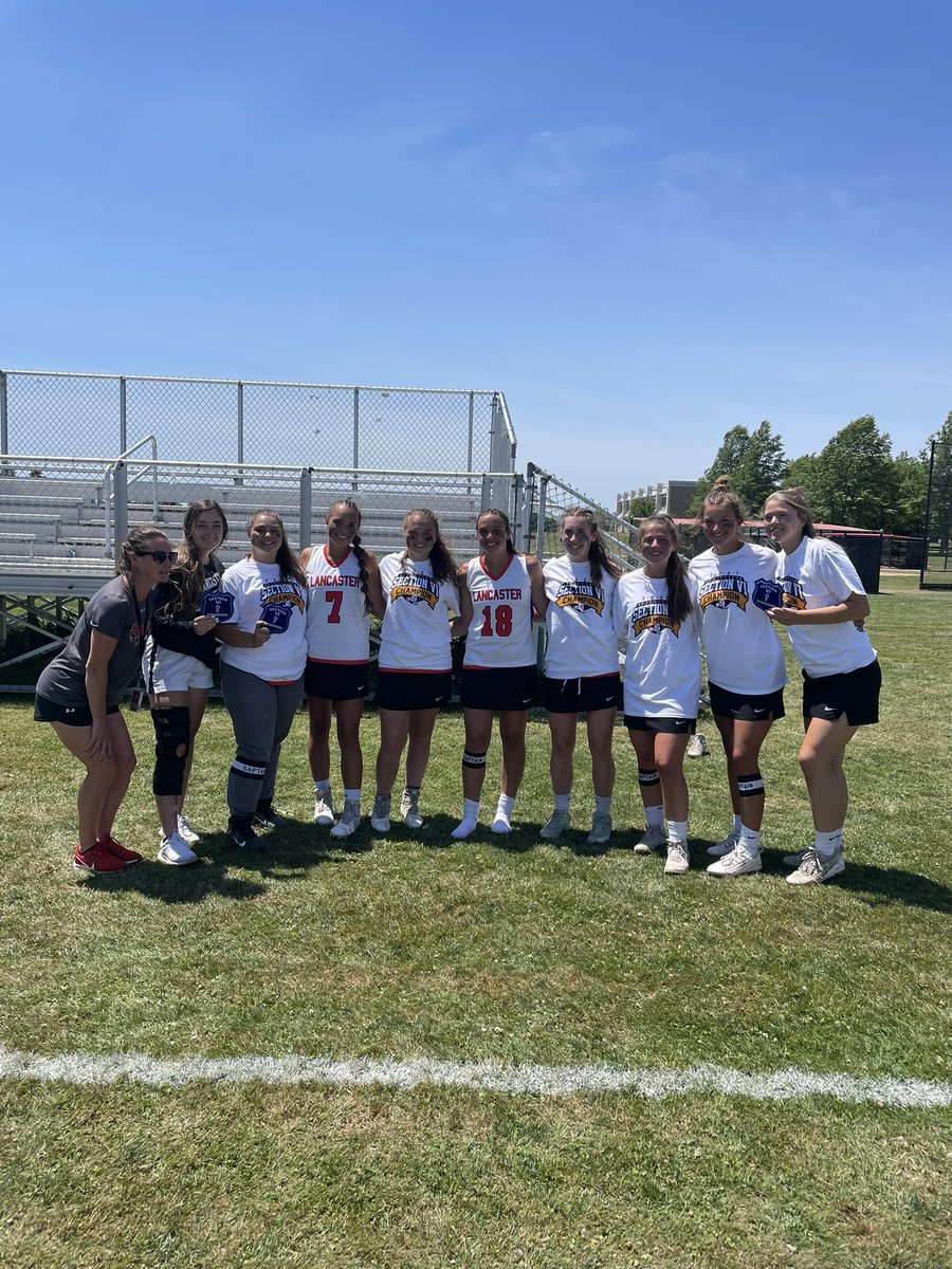 What a great day ! Class A-Section VI champs 2021 ❤️🖤🥍