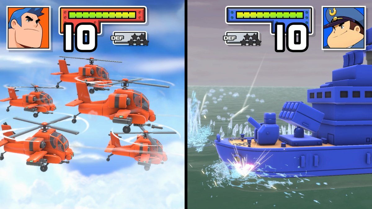 NintendoAmerica's tweet photo. #AdvanceWars gears up for battle nearly 20 years after the first game’s release!

1️⃣  Advance Wars campaign
2️⃣  Advance Wars 2: Black Hole Rising campaign
🗺️  A wide variety of maps!
✅  Fully remade on #NintendoSwitch!

Launching 12/3! https://t.co/gejqMzo8sA