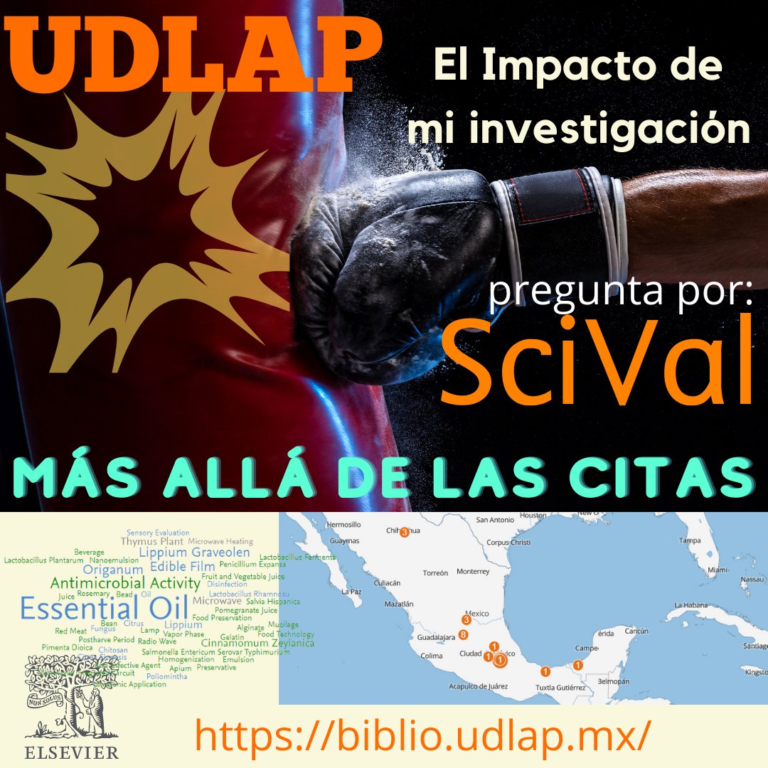Karelman's tweet photo. El impacto en la investigación va mucho más allá de las citas. Conoce TU IMPACTO @udlap, reconócelo en @SciVal cc @ElsevierLatam @ElsevierConnect https://t.co/lsHB7zszK7