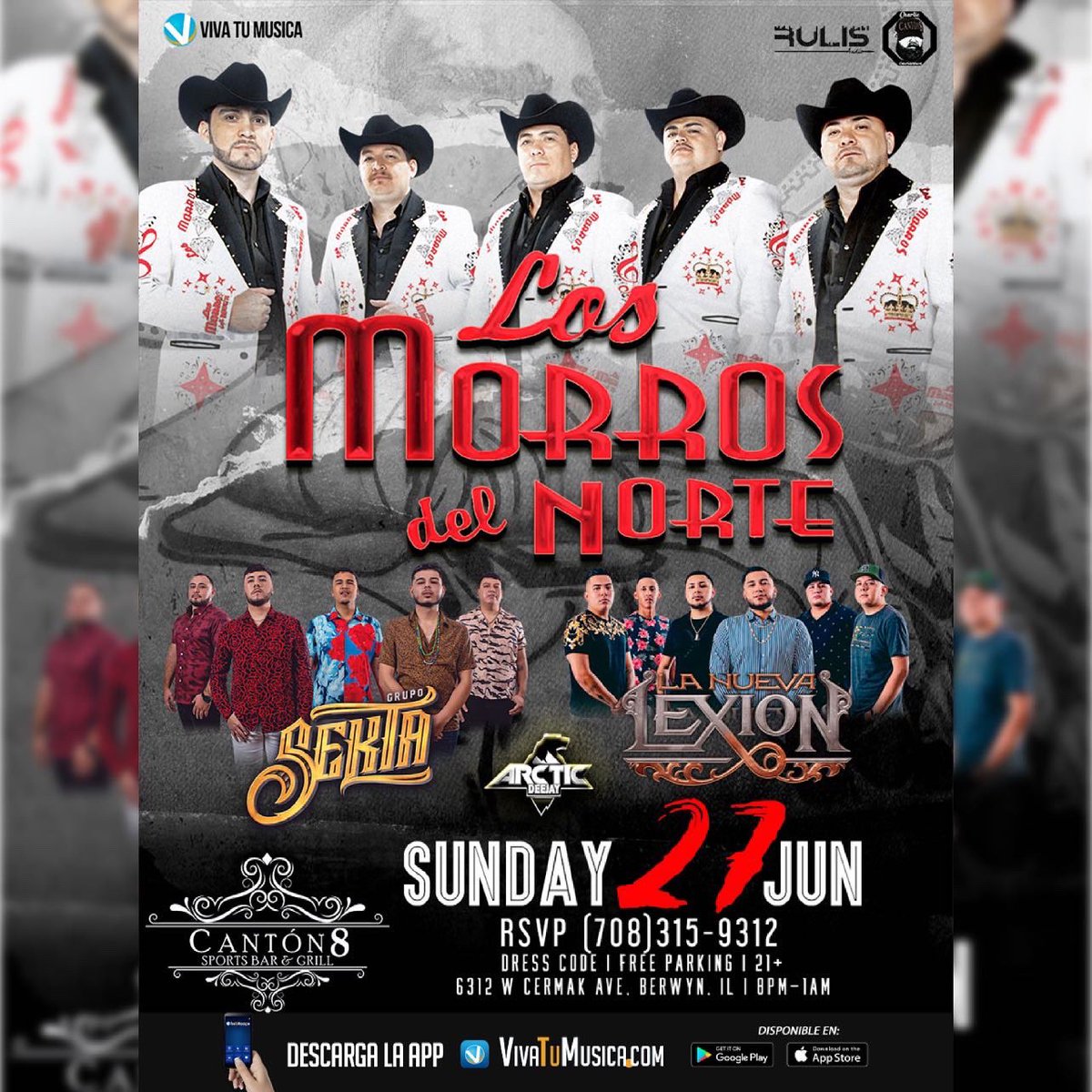 ¡Este fin de semana no te pierdas a Los Morros del Norte! 🤠💥🎶
Info y boletos: vivatumusica.com/illinois #vivatumusica #losmorros #nightclub #bailes #regionalmexicano