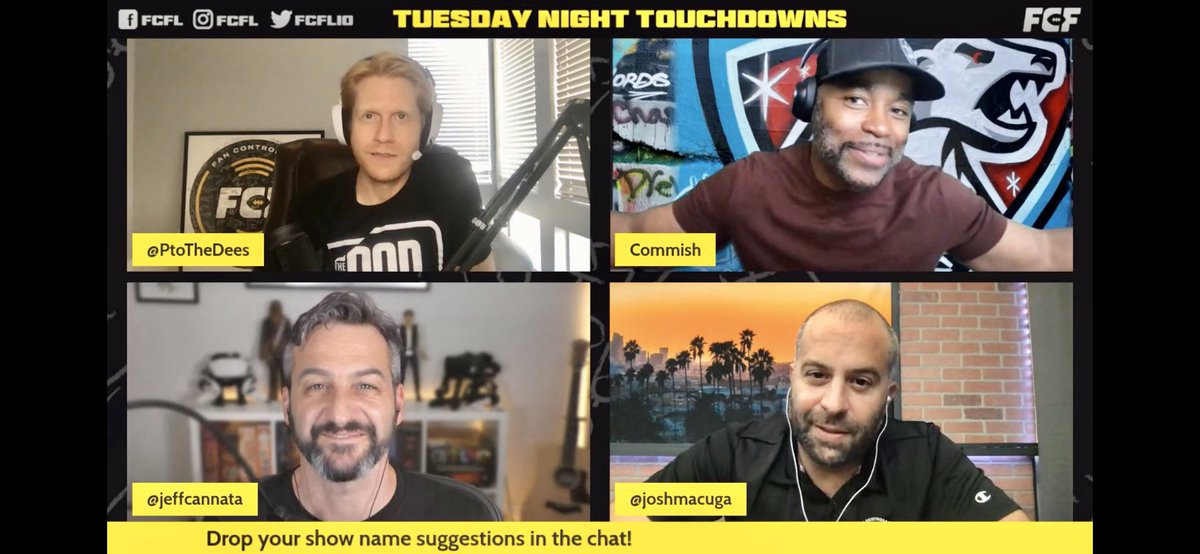 ptothedees's tweet photo. We’re up EARLY this week. 

.@fcflio show is TODAY! 2:30/5:30pm

https://t.co/PgglJRm1AK

Come hang out with @jeffcannata @rayaustin36 @JoshMacuga and me. 

This week we have one of my new favorite people @TimGettys of the @FCFWildAces  and @travistoivonen 
On GOING TO THE NFL https://t.co/Glq4rkQQer