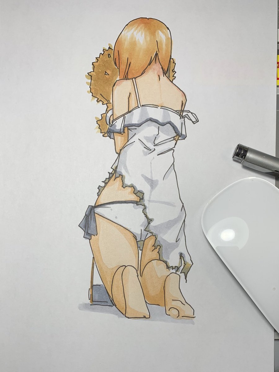 「#夏だし水着絵載せようぜ 」|ひじからのイラスト