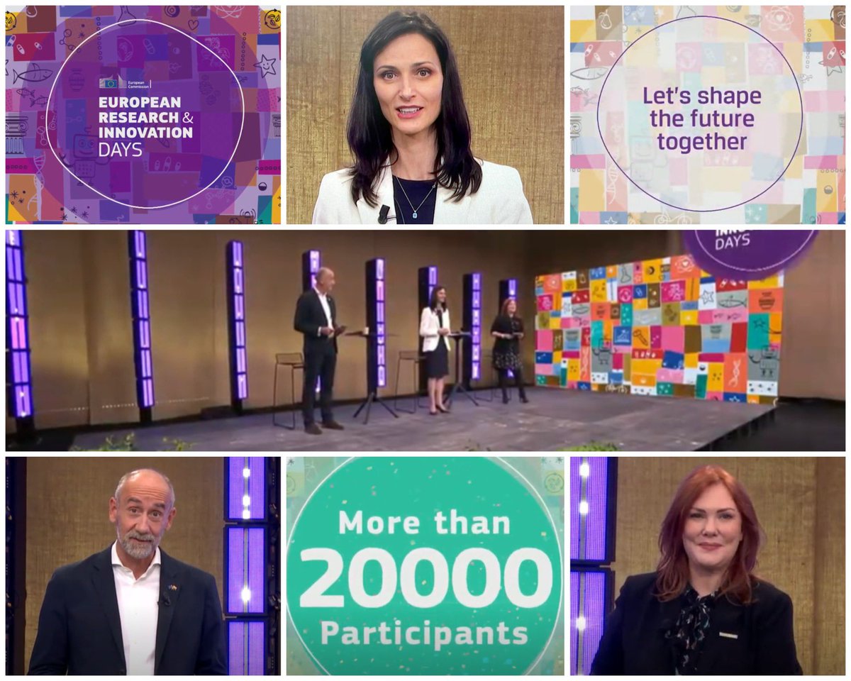 GabrielMariya's tweet photo. What a wonderful #RiDaysEU!

Now we have learnt from the past, let's shape our future together.✨

We need to support our #researchers #innovators &amp; #universities and cooperate w/ MS, regions, 🇪🇺 citizens &amp; #younger generations.🔬🎓

Thanks to all of you for contributing! 👏 https://t.co/VQD0ucQErB