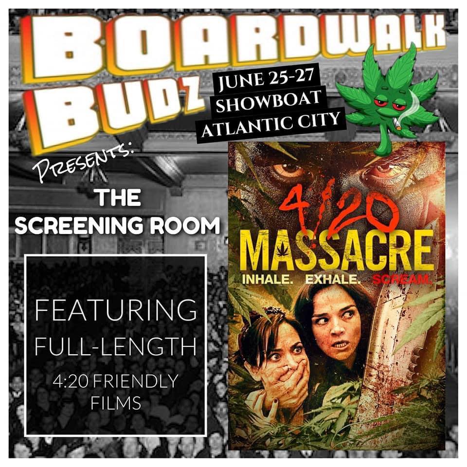 #420Massacre will be screening at the #BoardWalkBudz Cannabis Lifestyle Event in Atlantic City this Saturday June 26 @ 9 pm!!! More info:<a href="/BoardwalkBudz/">BoardWalk Budz🌲🔥🥬</a>