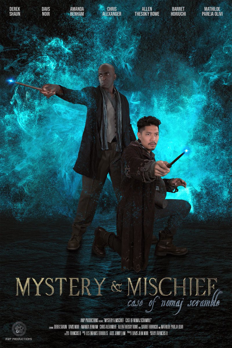 AWP_Films's tweet photo. “MYSTERY & MISCHIEF Case of Nomaj scramble” Coming soon.
#BlackHogwarts #HarryPotter #FantasticBeasts #MYSTERYandMISCHIEF #CaseOfNomajScramble #AWPProductions #FeatureFilm #Solidarity #Unity #BIPOC #Community #Movement #RepresentationMatters #Diversity #Inclusion #Equity https://t.co/STvmYp10O2