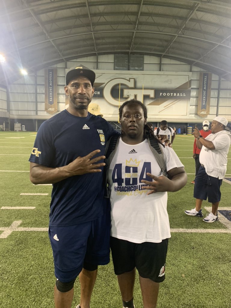 Had a great day Georgia Tech today 🐝! <a href="/CoachCollins/">Coach Collins</a> @MarcoColeman_GT
