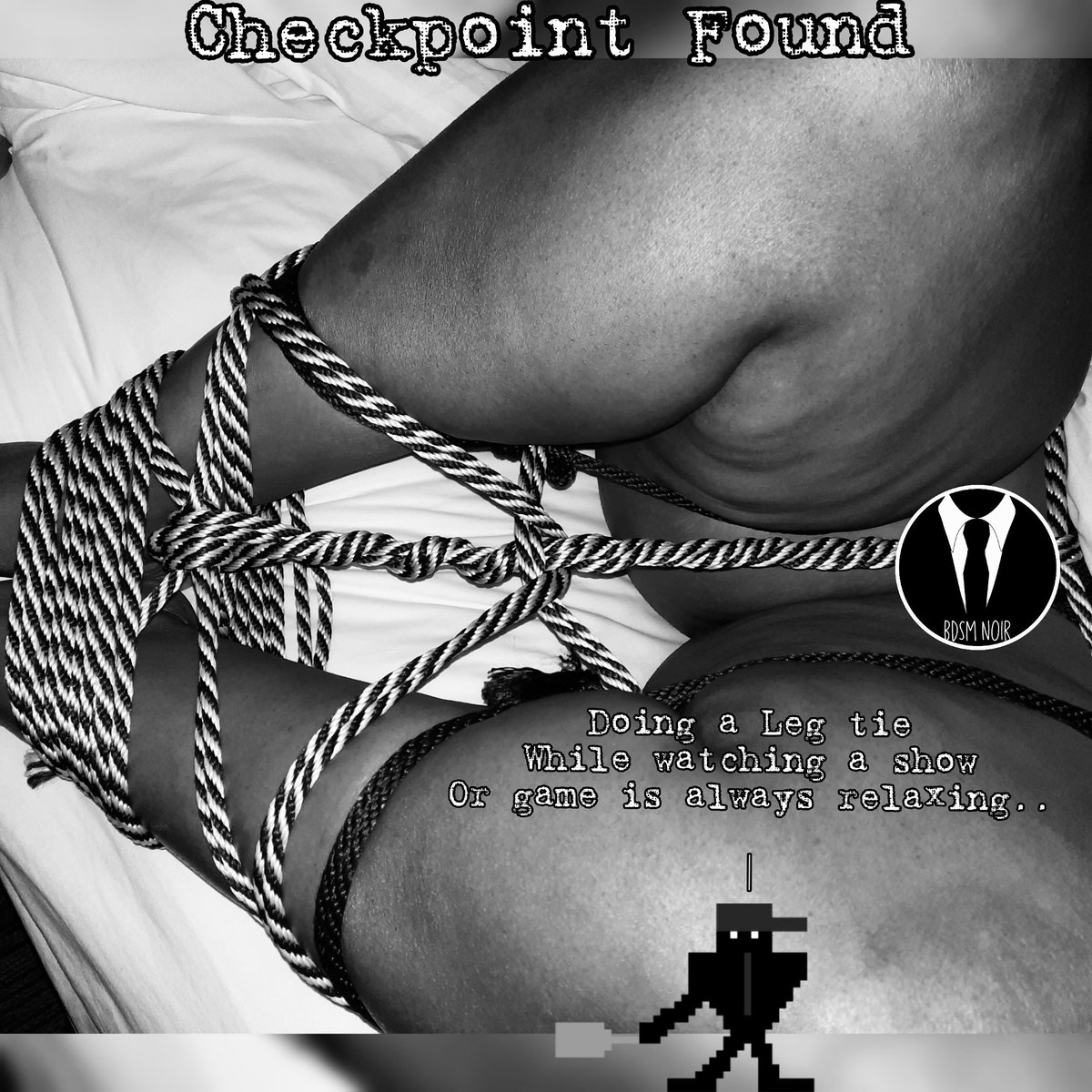 Noirskinks's tweet photo. Rope - @agreeableagony
Ropemodel - Afrocentric Bound
#BlackTwitter
#shibari #noirskinks #shibarimodel #supportblackbusiness #kinkystories #kinkpositive #shibaritalk #blackkink #blackbdsm #kinky #shibariart #blackrigger #ropebunny https://t.co/vfXnwxf8fv