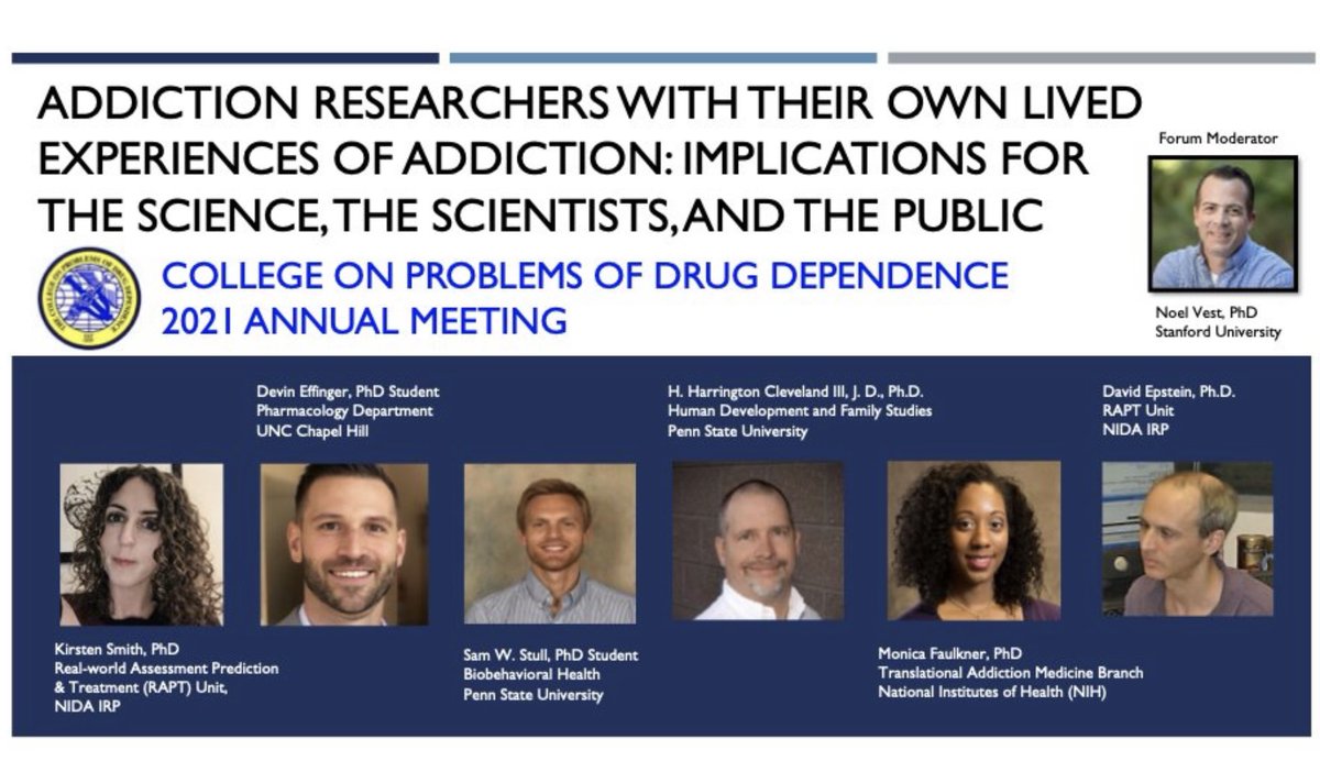 devin_effinger's tweet photo. I’ve told my story at rehabs and jails, but never in front of a group of scientists and researchers at the oldest and largest organization in the US devoted to SUD research with 200 attendees. #CPDD21 was such a gift. Thank you @Herman_lab_UNC for supporting me on this... [1/2] https://t.co/wC1aZkFqEc