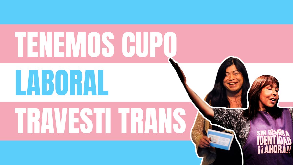 El #CupoLaboralTravestiTrans es Ley 🦋✊ Después de días de manija, semanas de expectativa y años de lucha la militancia LGBTIQ y el activismo travesti logró imponer su agenda en el Congreso.