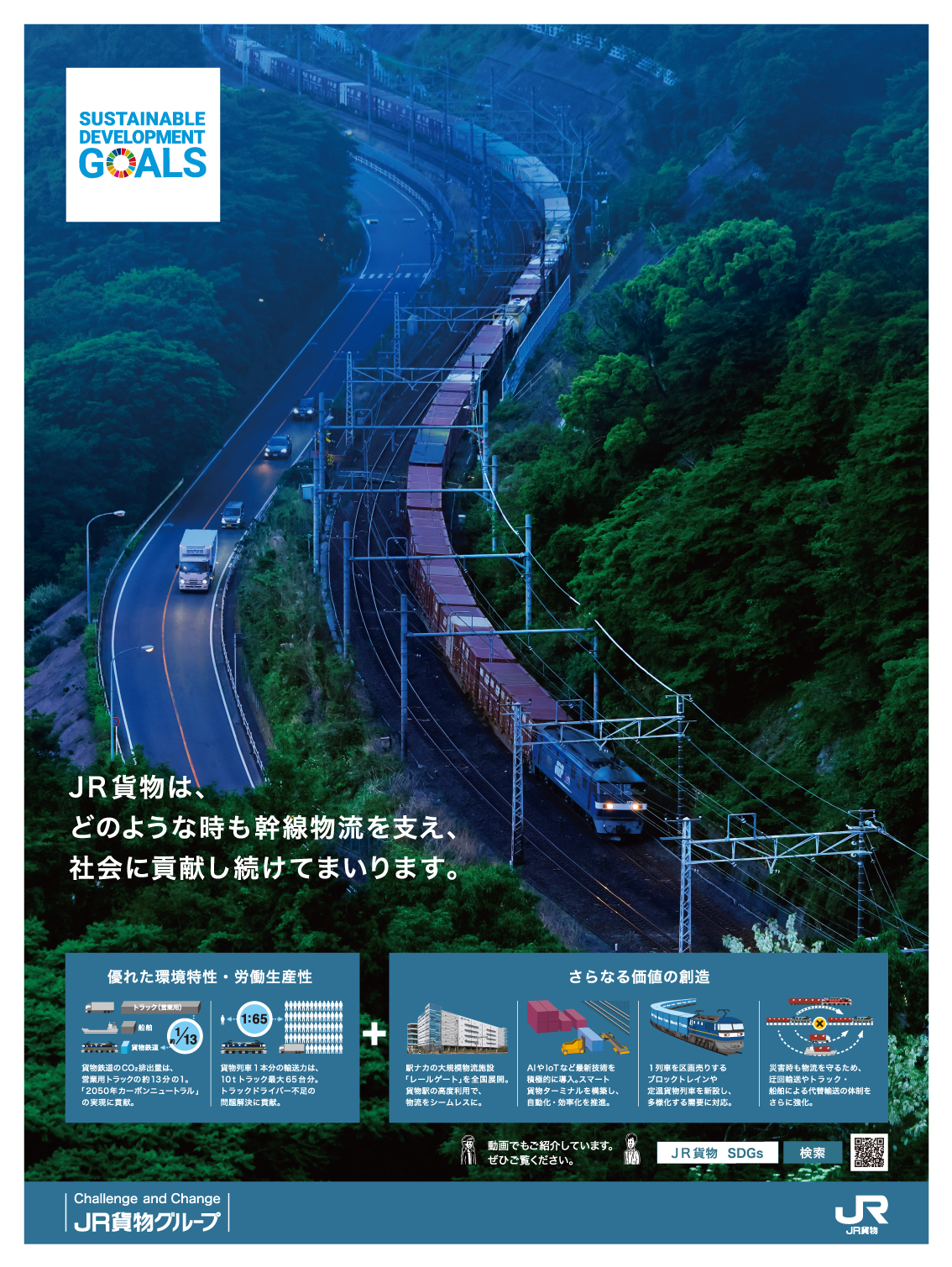 JR貨物　日本経済新聞　日経新聞 探訪 ググッと首都圏) JR貨物・越谷貨物ターミナル駅（埼玉県