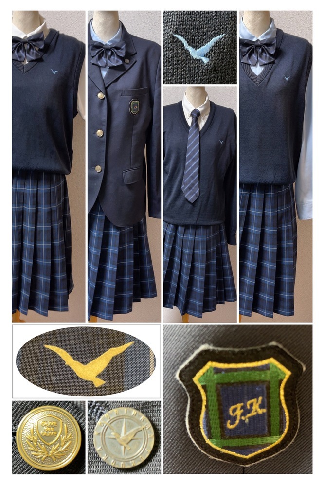 お値下げしました！新品もあり！福岡構倫館高校制服一式セット(バッグ、シューズあり) お値下げしました！新品もあり！福岡構倫館高校制服一式セット(バッグ