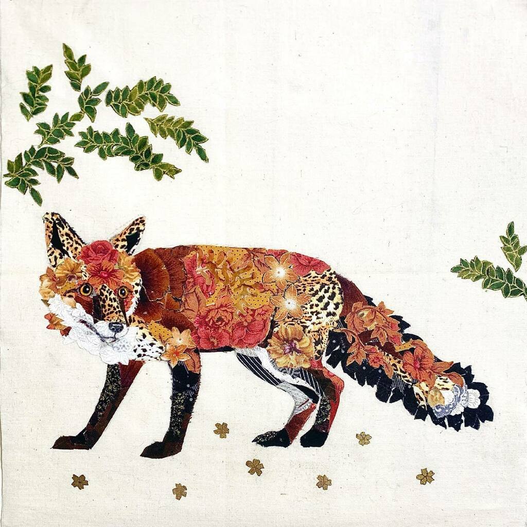 LSussmanRandall's tweet photo. Gift for my Mom’s Birthday today.
Yep, I use color sometimes!
#collage #fiberart #fabric #broderieperse #experiment
#inabsentia #inthewoods #eeriesilence #digginginthedirt #studiowall
#wip #art #america #brokenhearts #americandream #paradiselost #beyo… https://t.co/ehnOs0e3rq https://t.co/dQQHPkoEaV