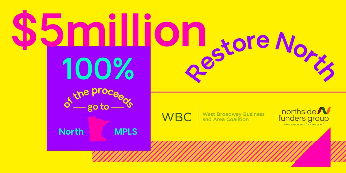 PollenMidwest's tweet photo. That’s why @NorthsideFndrs hired Pollen Studio to design their fundraiser with @WBC_mpls as part of a new website launch. #RestoreNorth became a recognizable campaign across Mpls and beyond, totaling in over $2 million in donations going directly to Northside business owners. https://t.co/SKQ9imLCVg