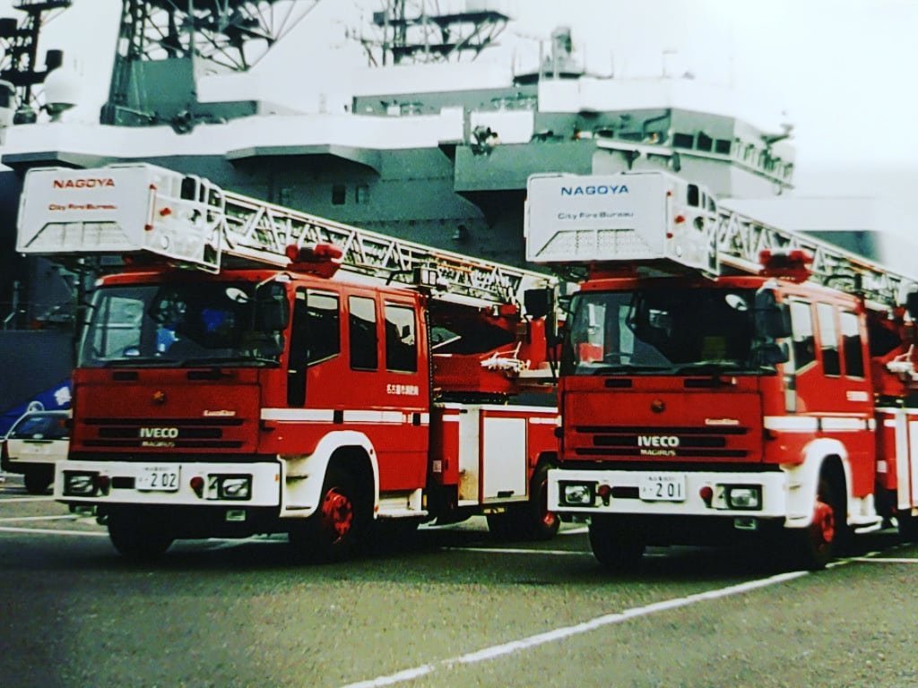 歴代 の消防車🚒】 当時は主流であった #IVECO ✖️ #MAGIRUS の
