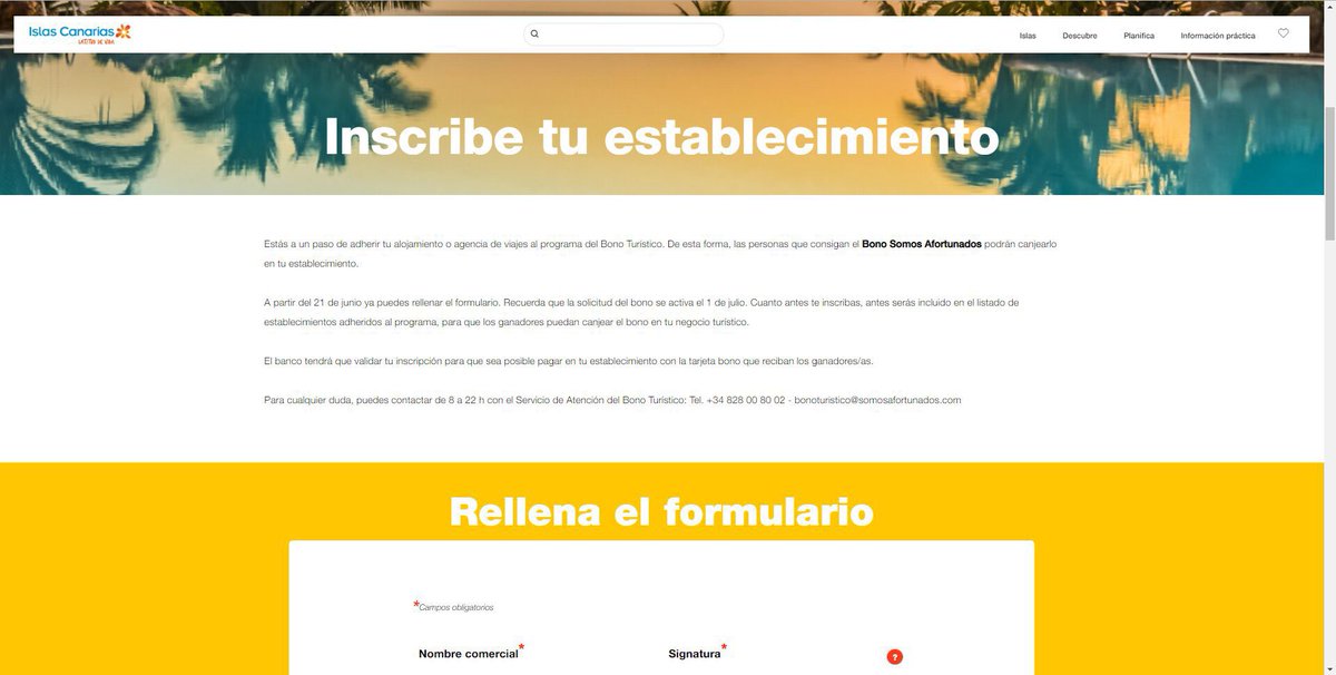 MACInnovatur's tweet photo. [PT] 🇵🇹 O voucher de turista de @TurismCanarias chega pisoteando 👣

 ☑️ Há poucos dias foi aberto o período de inscrições, para que empresas de hospedagem e agências de viagens participem do programa

 ➡️ https://t.co/UZUku87jwO https://t.co/1tMaTCptaX