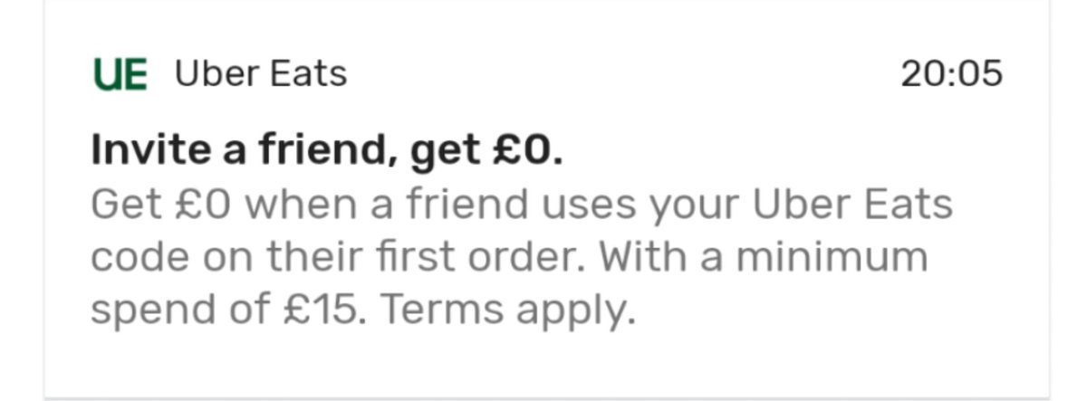 Lambrini_Bob's tweet photo. @UberEats I'd just like to thank you for the amazing deal that I was given this evening. Nearly fell off my chair with the offer !!! #UberEats #Amazing https://t.co/rW6iVIogyq