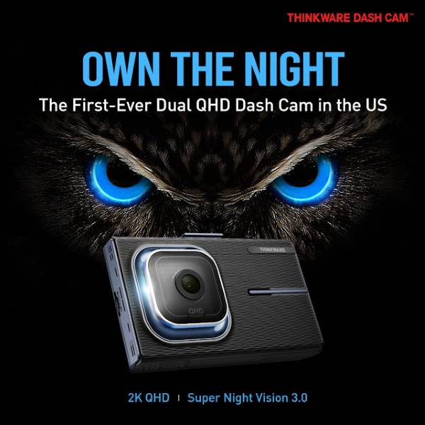 X1000 LAUNCHING! OWN THE NIGHT. The first-ever dual QHD dash cam in North America. Featuring front &amp; rear 2K QHD resolution and Super Night Vision 3.0 technology. US bit.ly/3g94GSE / CA bit.ly/2RDZSLp #Thinkware #X1000