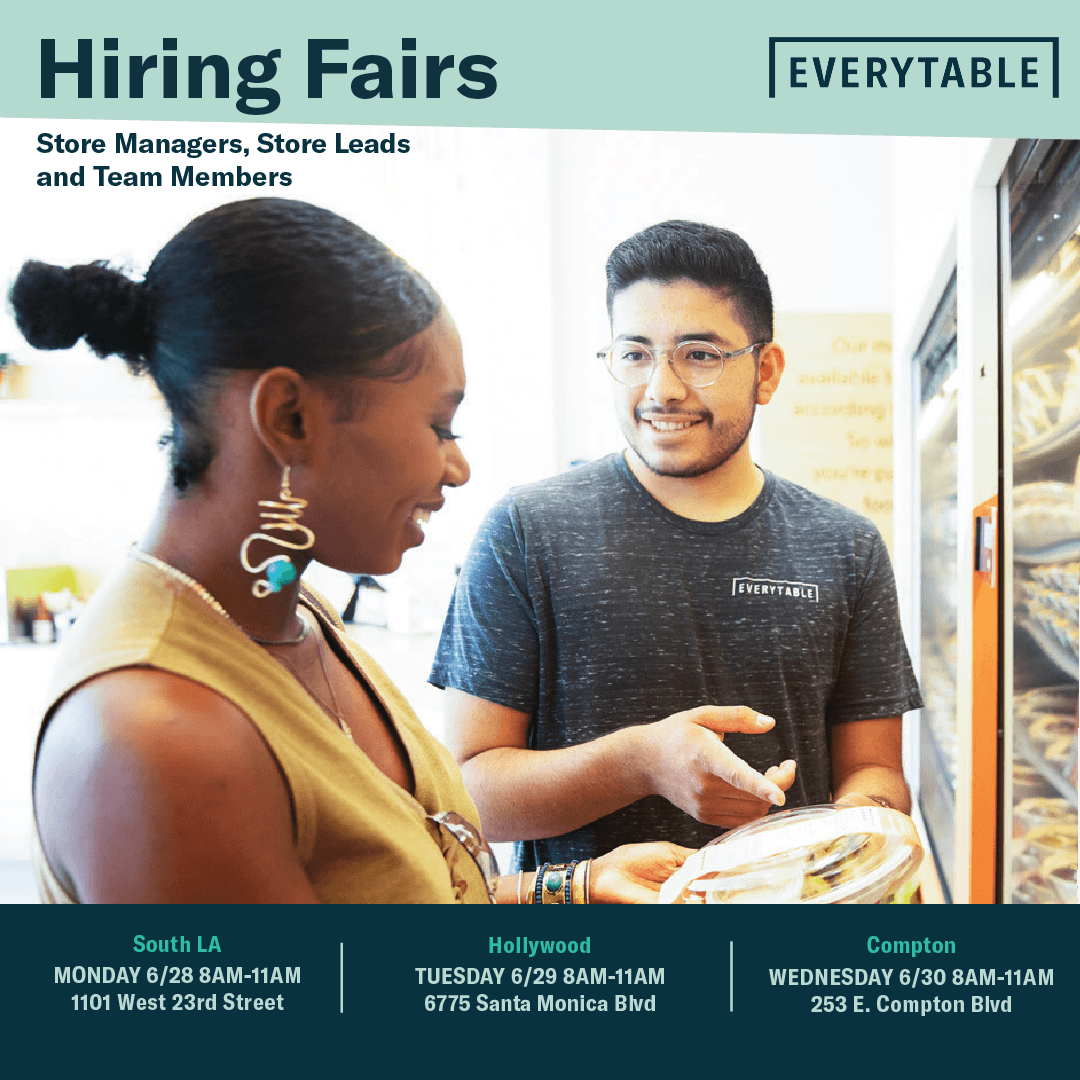 foreverytable's tweet photo. 📣Meet our team in person at one of our Hiring Fairs this Monday (6/28) - Wednesday (6/30).
We're hiring:
➡️Store Managers
➡️ Store Leads
➡️Team Members
https://t.co/7PIi3u1n5D
#JustGoodFood #Hiring https://t.co/zSCyIdnleO