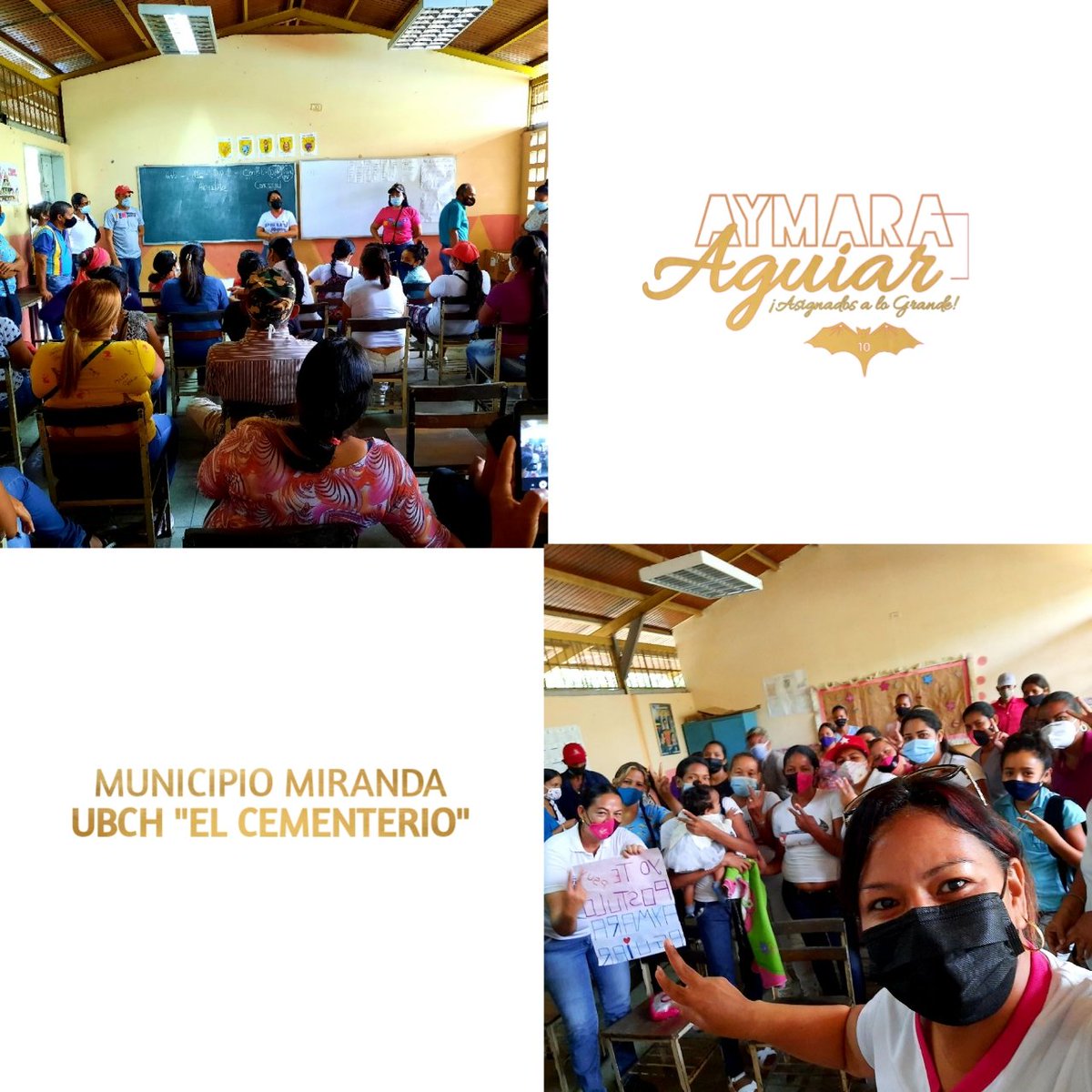 Aymaraguiar's tweet photo. #24JUN || Más Temprano en Asamblea acompañamos a la UBCH El cementerio de mi Municipio #Miranda Aclarando dudas sobre el Proceso De Postulación y elección Del 21 NOV. Gracias mi pueblo por Postularme como Pre-Candidata a Alcaldesa. ¡Junt@s Vamos A Vencer! 👊🏻🇻🇪

@NicolasMaduro https://t.co/JyYq90tgey