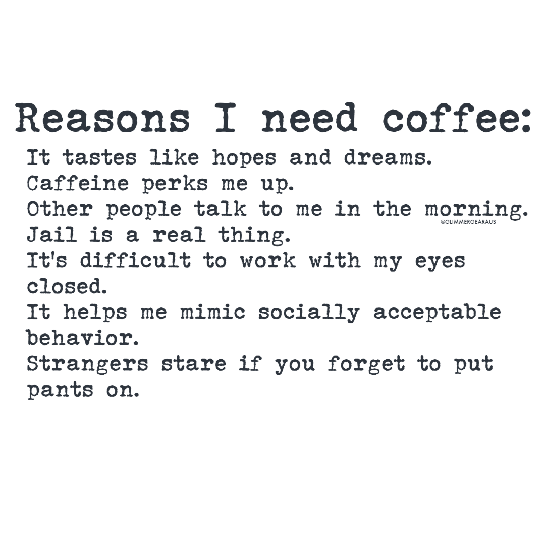 ActiveEquip's tweet image. So many reasons why I need coffee…. 
Please tell me I am not alone!!!

#CoffeeIsMagical #MagicPotion #SoGladItsFriday