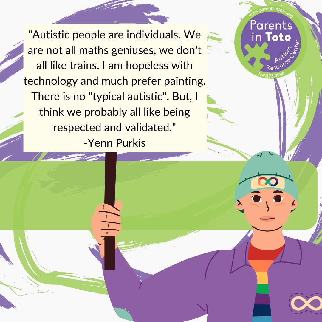 CommunityinToto's tweet photo. It’s day 50 of highlighting #50voicesin50days! We’re taking #autisminclusionmonth beyond April, as we turn our attention to autistic voices to raise #autisminclusion in our community and beyond. Today's quote is from Yenn Purkis, Autism advocate and author.
⁠ https://t.co/dD1cXz0ejH