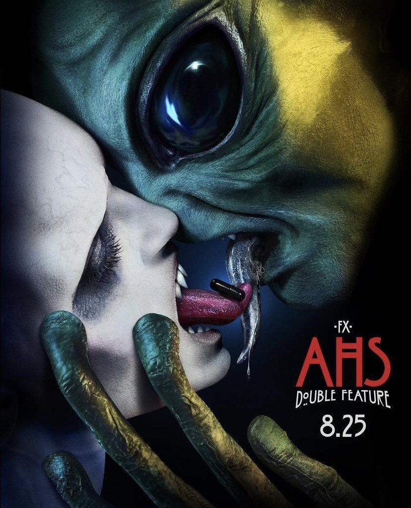 Novo pôster da 10ª temporada de American Horror Story, ‘AHS: Double Feature, foi divulgado pela FX.

Estreia dia 25 de agosto no canal. 👽
