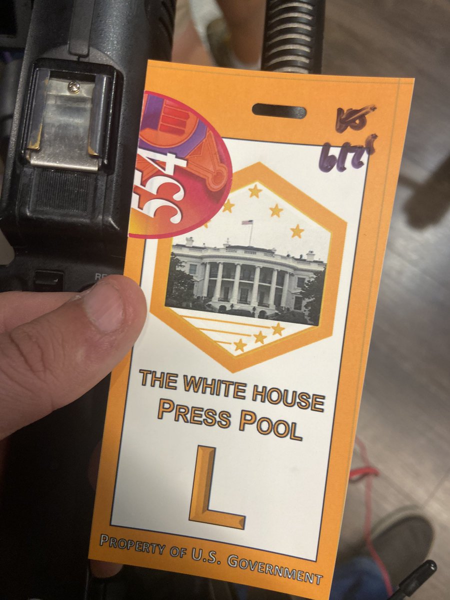 Was in Tampa today as <a href="/FLOTUS/">First Lady Melania Trump</a> and Dr. Fauci continued their campaign to get people vaccinated. <a href="/SummerSmithABC7/">Summer Smith</a> will tell you about the event at 7 and 11 tonight on <a href="/mysuncoast/">ABC7 Sarasota</a>!

Side note: Hi mom. I got a White House press pass.